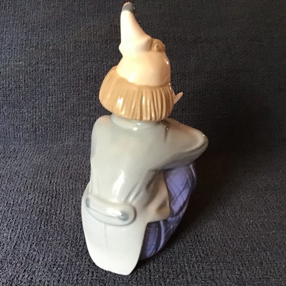 Clown Porcelain Figurine, Porcelana De Cuernavaca - Picture 3 of 5